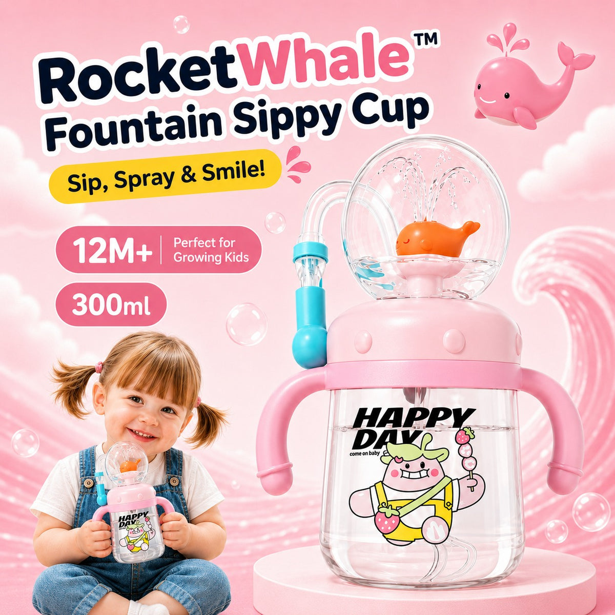Fountain Sippy Cup – Make Every Sip More Fun