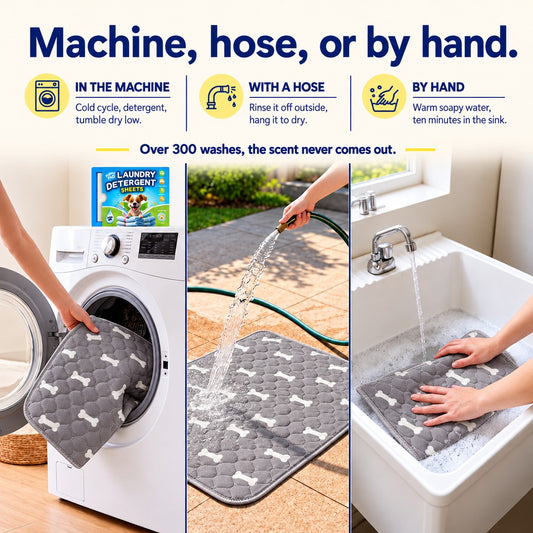Reusable Dog Pee Pad – Keep Floors Dry & Make Potty Training Easier