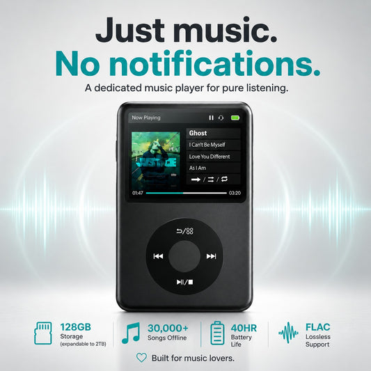 RetroPod MP3 Player – Your Music, No Distractions