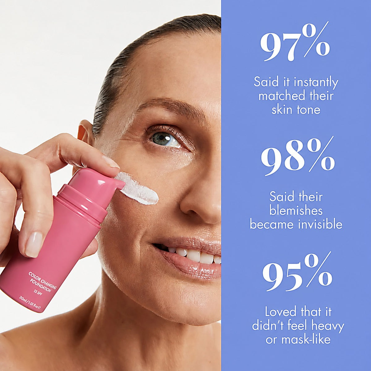 Smooche Color-Adapting Foundation – Your Easy Match for Smooth, Natural-Looking Skin