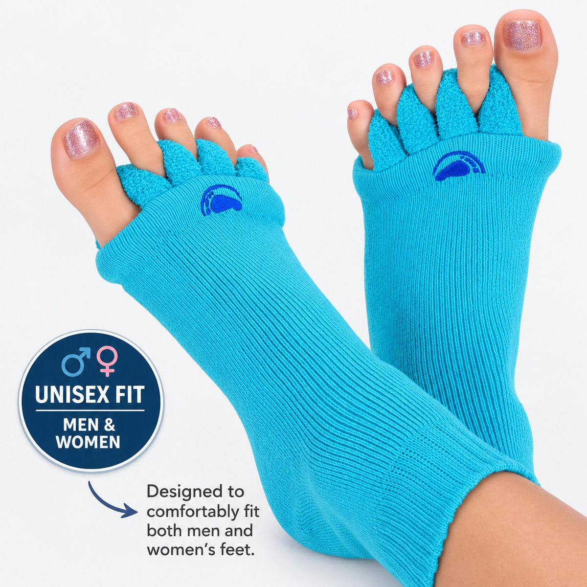 Foot Alignment Socks – Gentle Toe Separation for Crowded Toes & Everyday Comfort