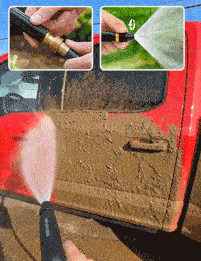Heavy Duty Metal Hose Nozzle – Turn Your Garden Hose Into a Powerful Cleaning Tool