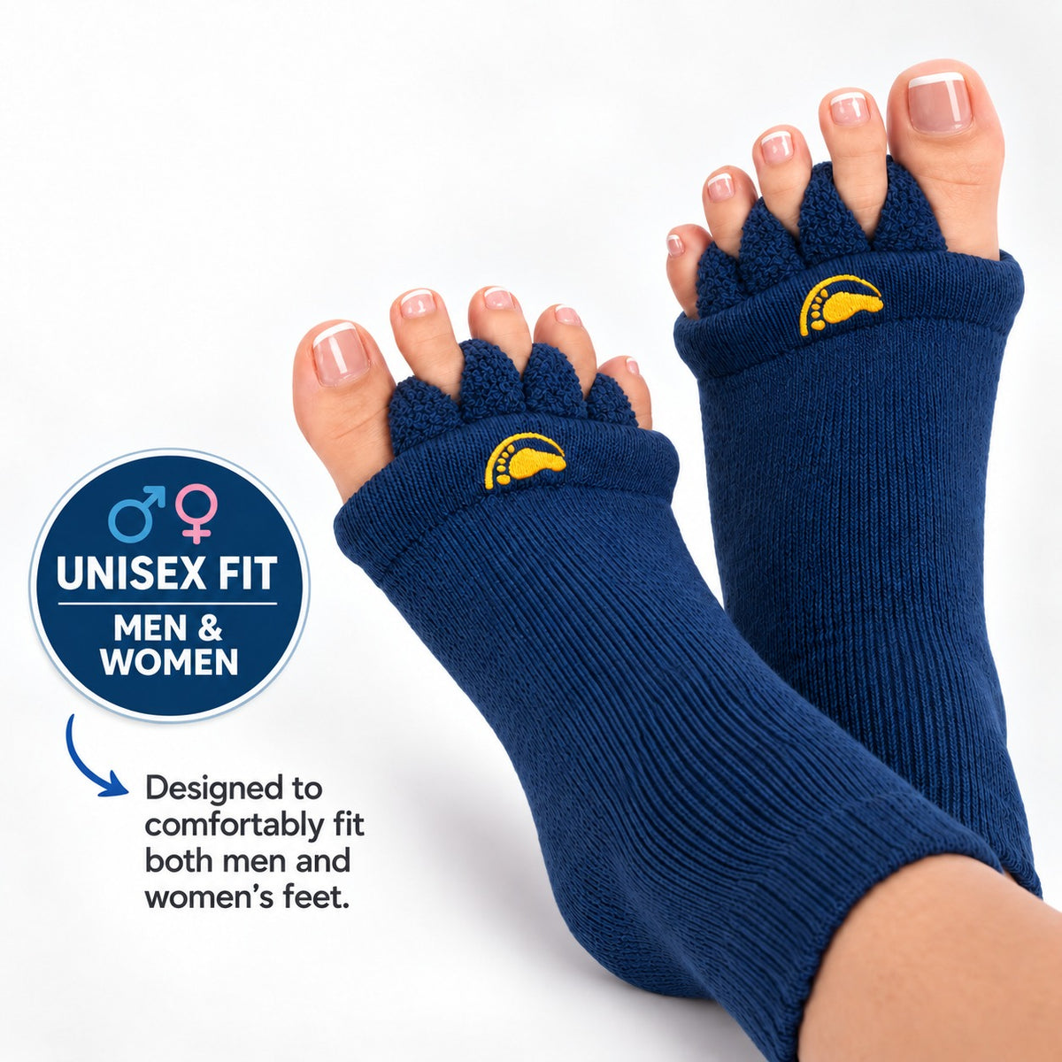 Foot Alignment Socks – Gentle Toe Separation for Crowded Toes & Everyday Comfort