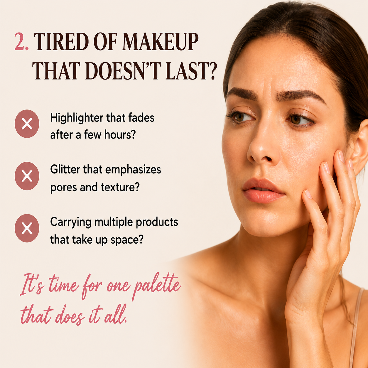 4-in-1 Glow Palette | Multi-Use Face & Eye Makeup Palette for Natural Everyday Radiance