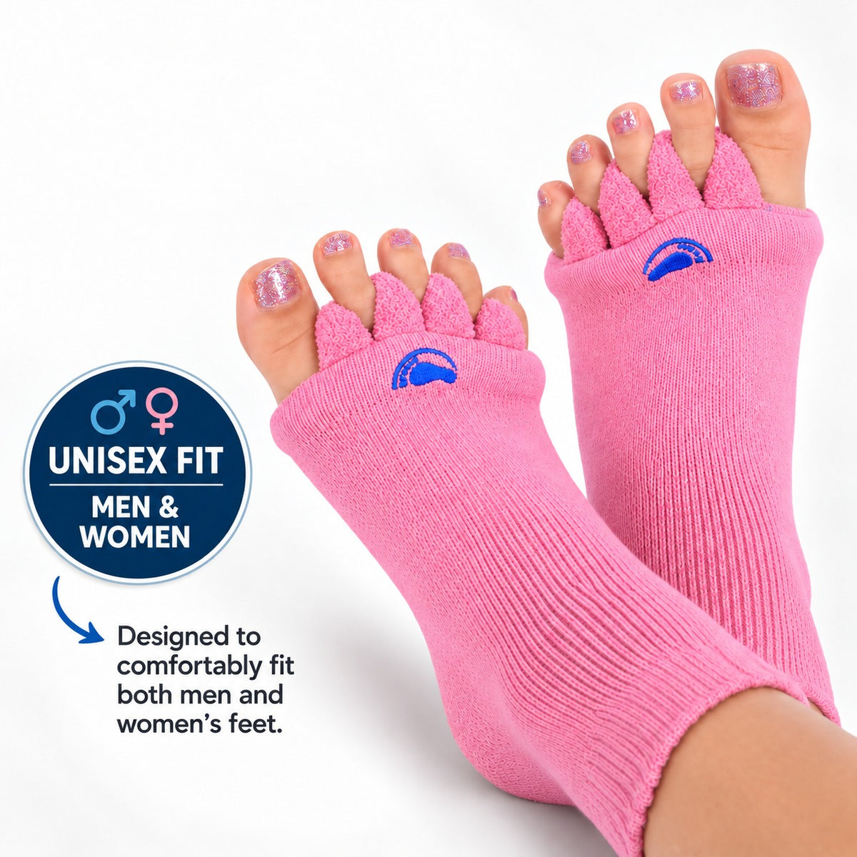 Foot Alignment Socks – Gentle Toe Separation for Crowded Toes & Everyday Comfort