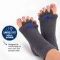 Foot Alignment Socks – Gentle Toe Separation for Crowded Toes & Everyday Comfort