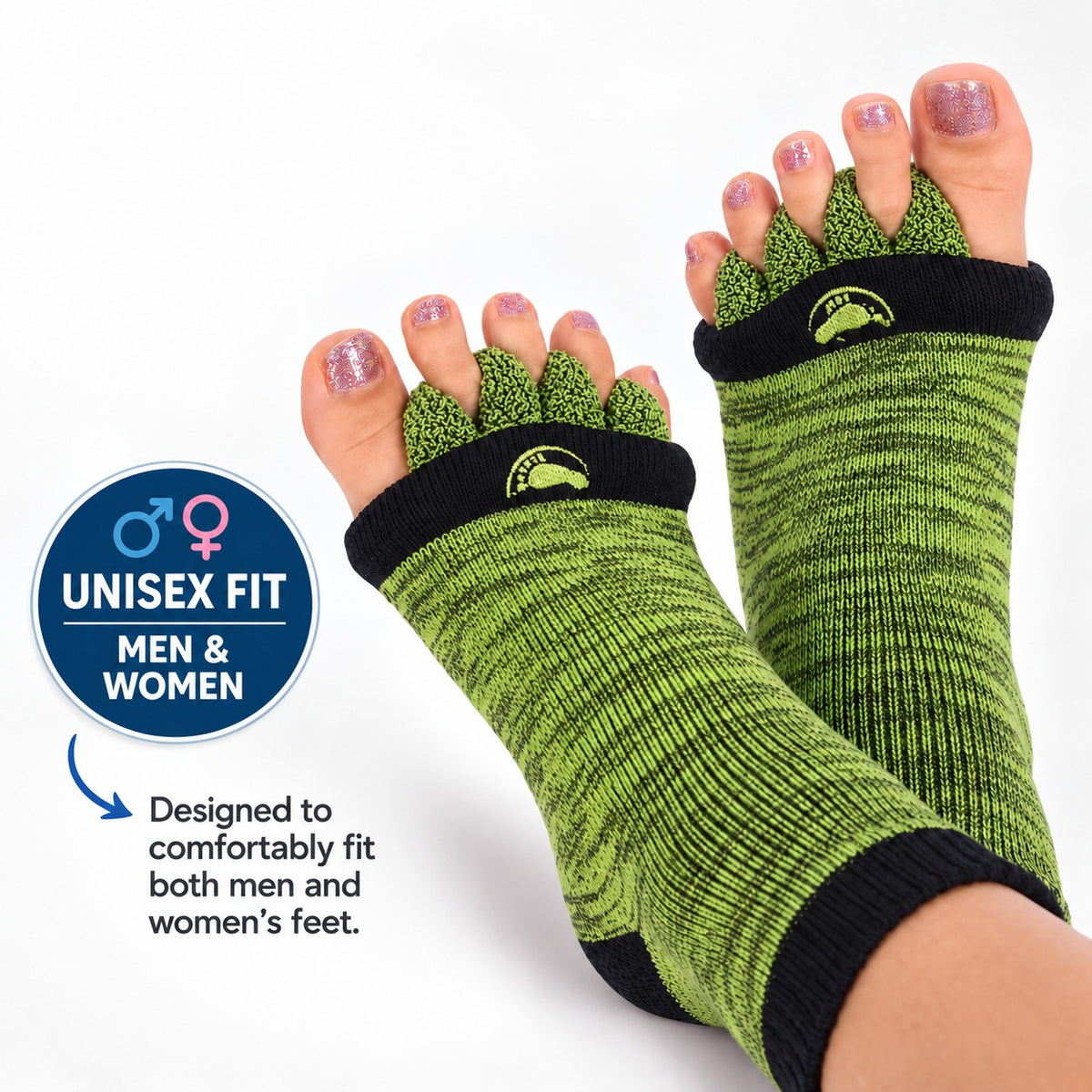 Foot Alignment Socks – Gentle Toe Separation for Crowded Toes & Everyday Comfort