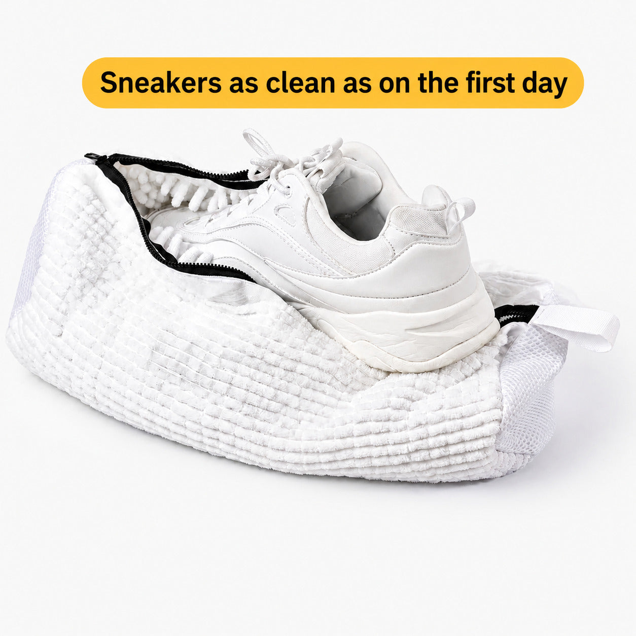 ShoeCare Fiber-Lined Shoe Washing Bag – Deep Clean & Protect Your Sneakers