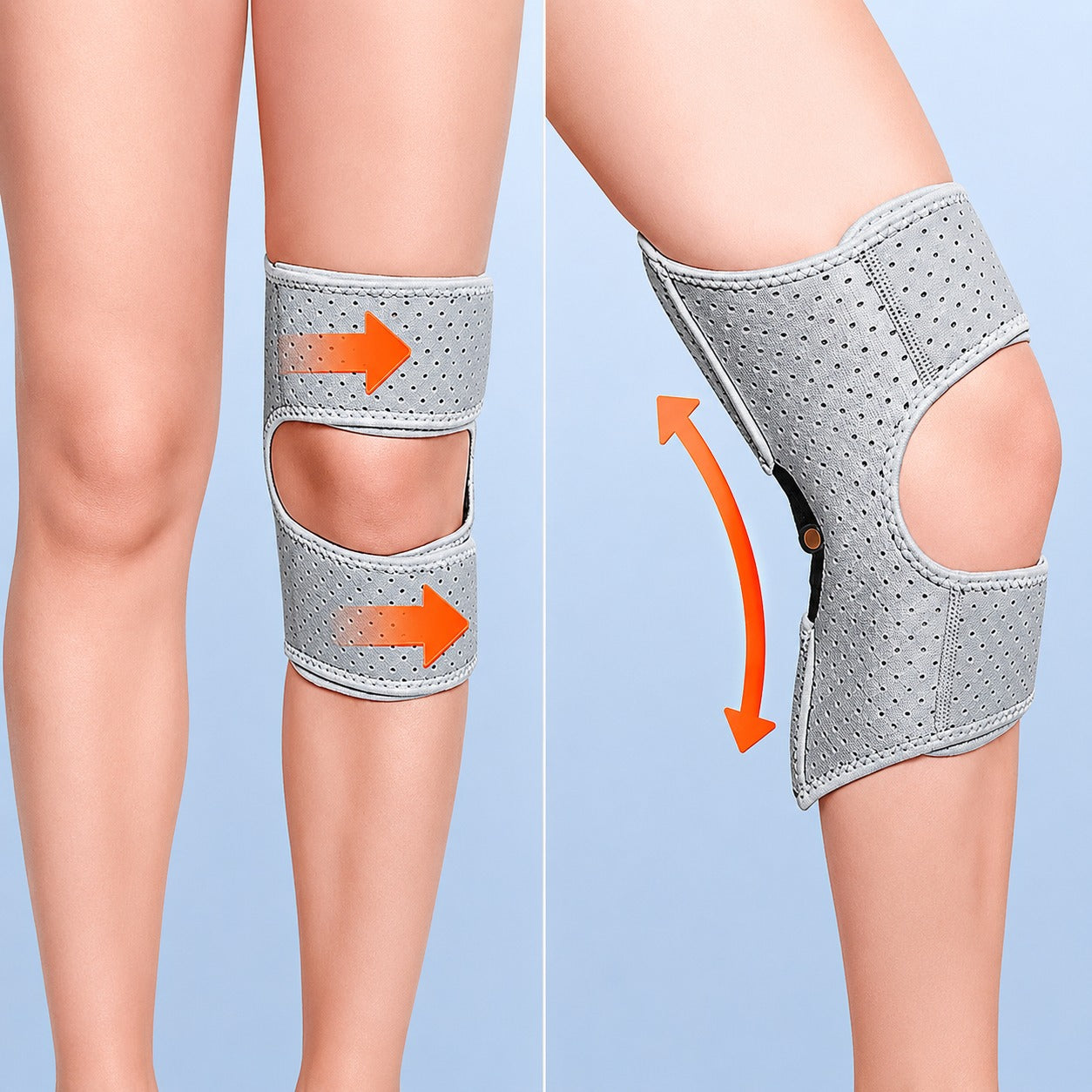 Spring-Assist Knee Booster – Adjustable Support Braces (2-Pack)