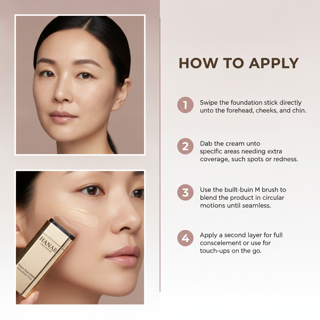 Korean Dual-Ended Foundation Stick