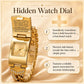 Sparkling Crystal Cross Hidden Watch Bracelet