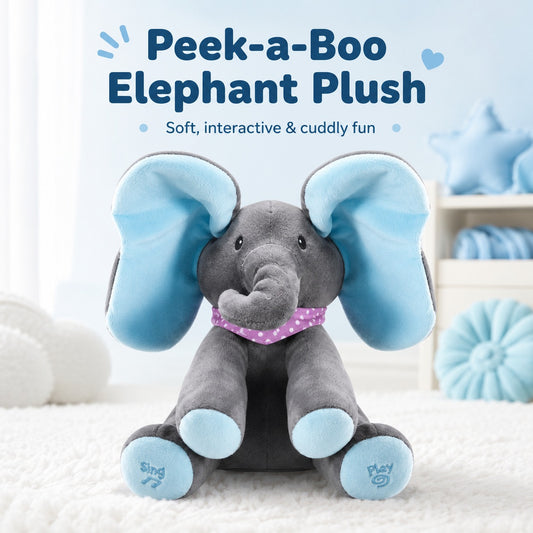 Peek-a-Boo Elephant Plush