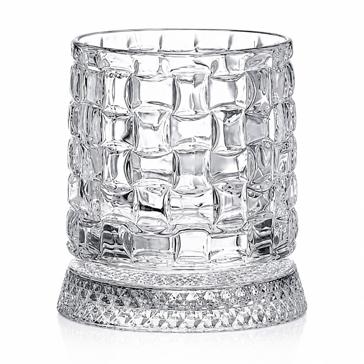 360° Kinetic Rotating Crystal Whiskey Glass