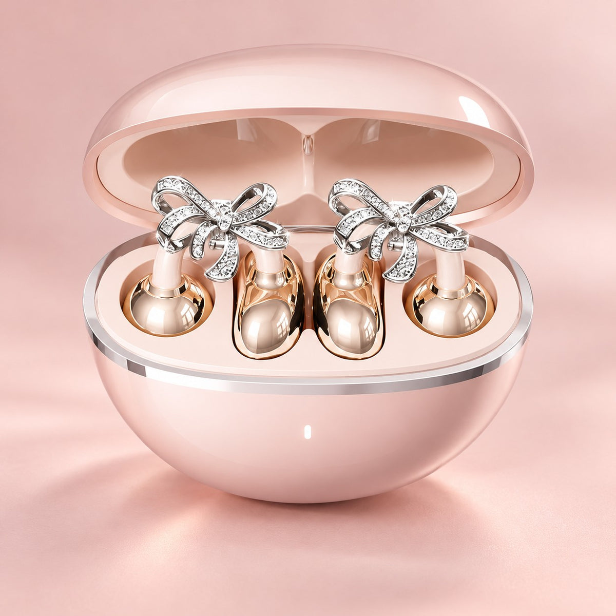 Bow Charm Clip-On Earbuds