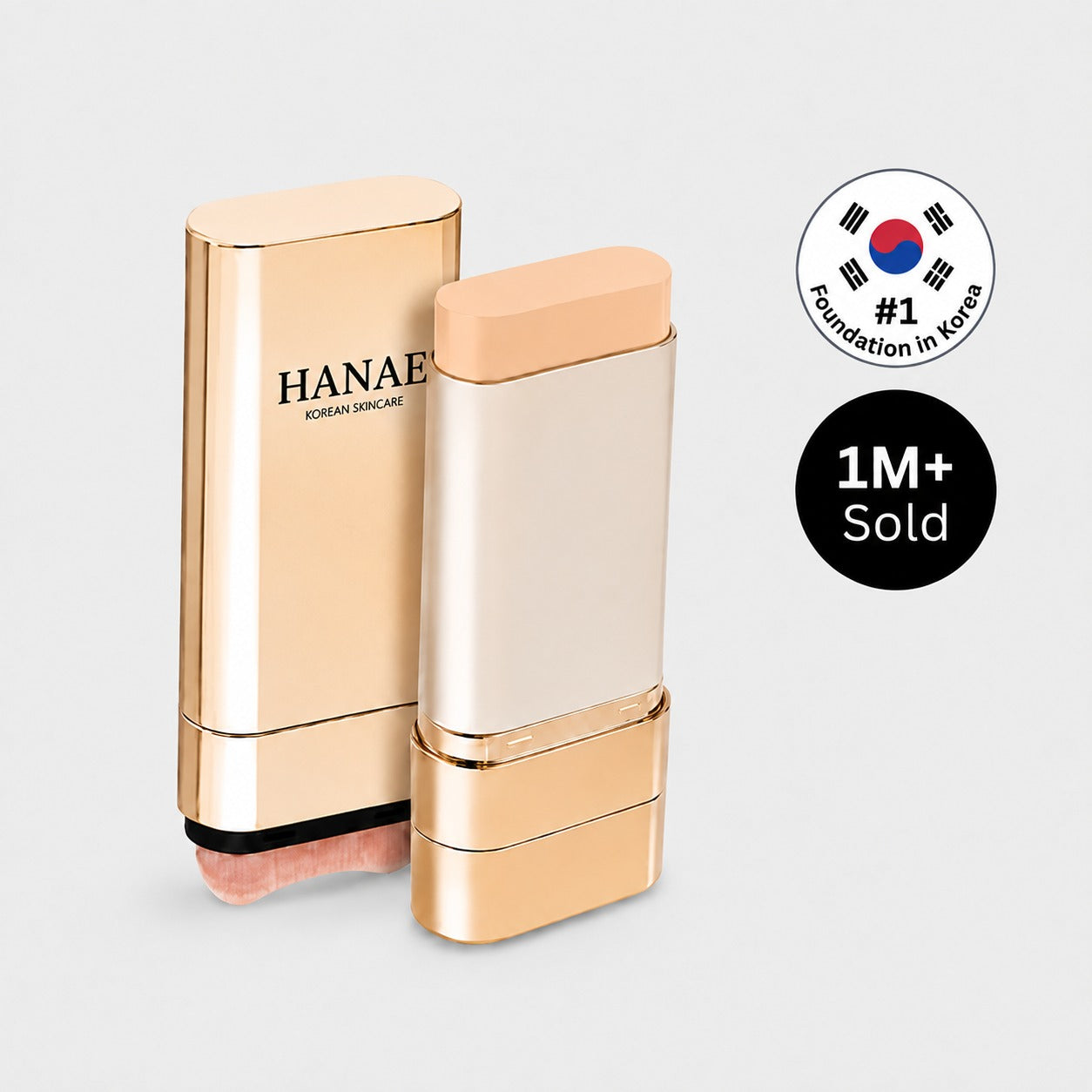 Dual-Ended Full Coverage Foundation Stick