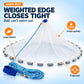 Easy Throw Bait Cast Net with Weighted Edge