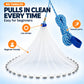 Easy Throw Bait Cast Net with Weighted Edge