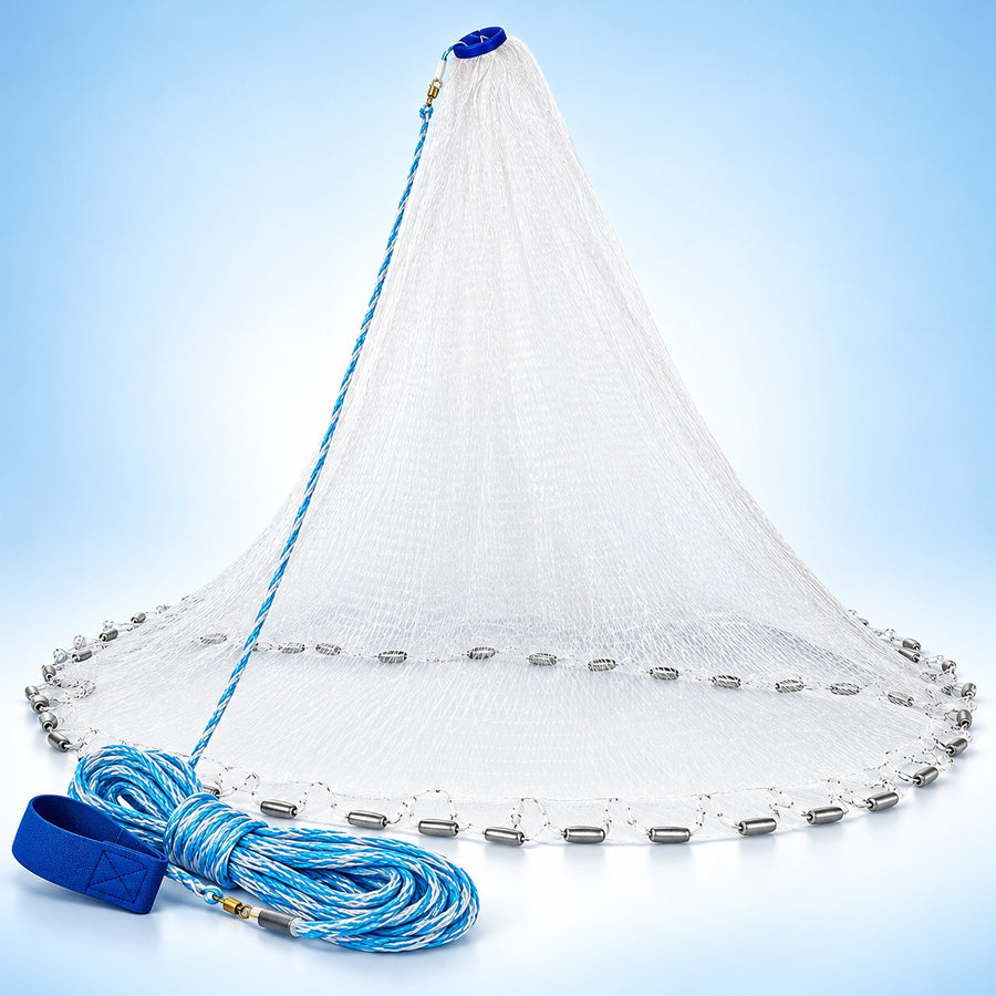Bait cast net parts