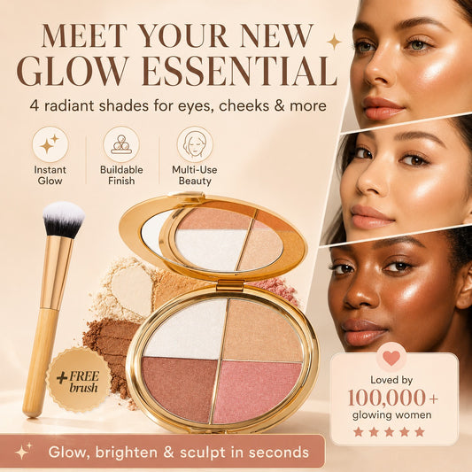 Glow Wardrobe™ 4-in-1 Face & Eye Highlight Palette