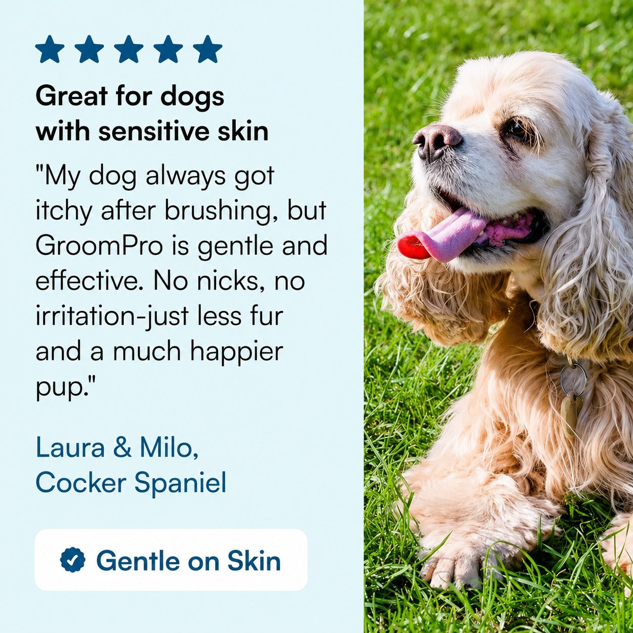 GroomPro™ Professional Dog Shedding Brush