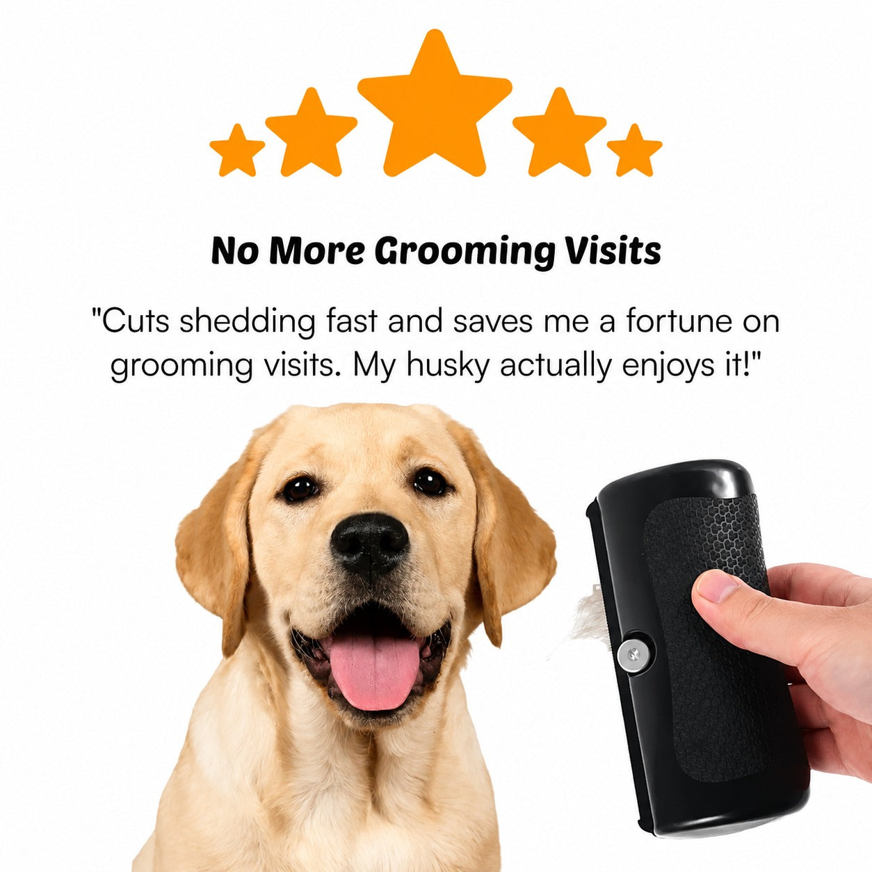 GroomPro™ Professional Dog Shedding Brush