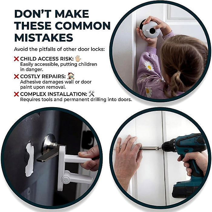 Tool-Free Child Safety Door Lock