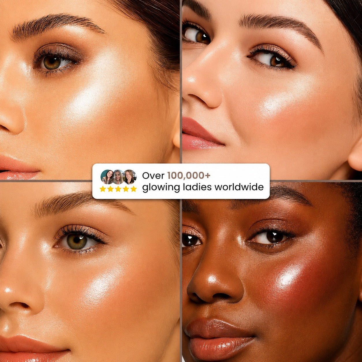 Glow Wardrobe™ 4-in-1 Face & Eye Highlight Palette