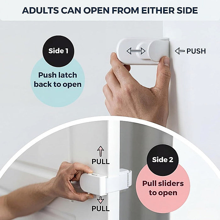 Tool-Free Child Safety Door Lock