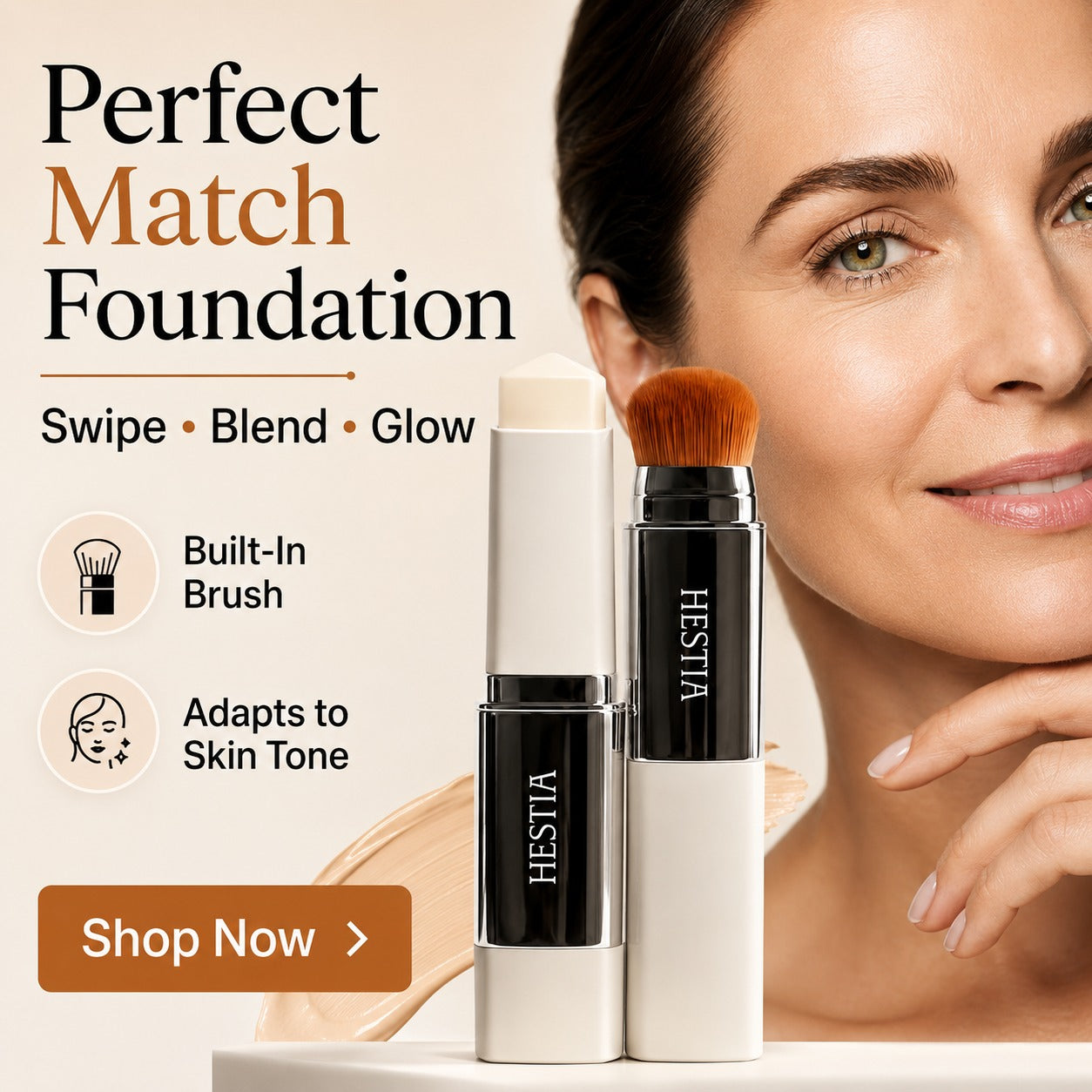 Color-Adapting Foundation Stick.
