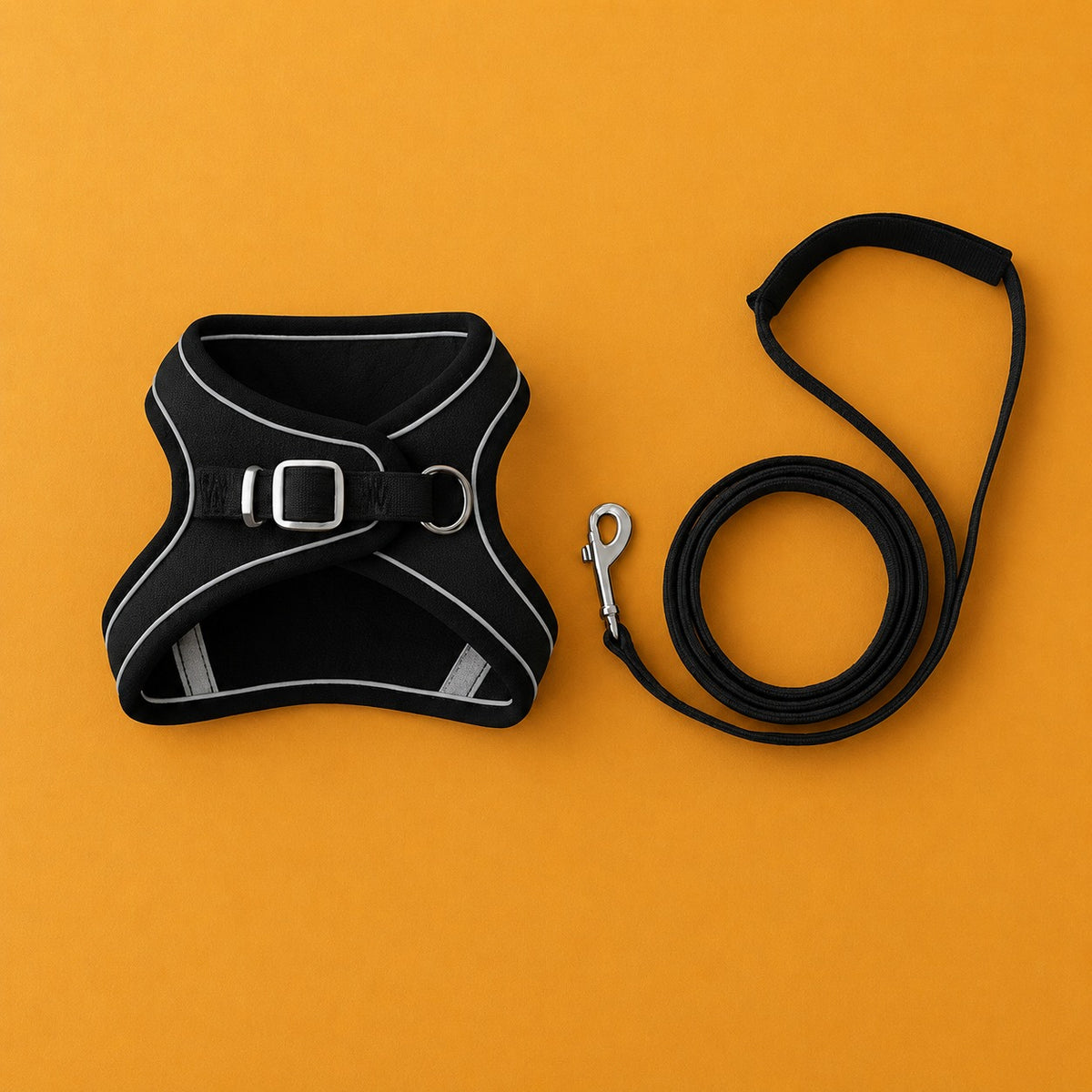 Escape-Resistant Cat Harness & Leash Set - Comfortable Adjustable Vest for Safer Outdoor Adventures