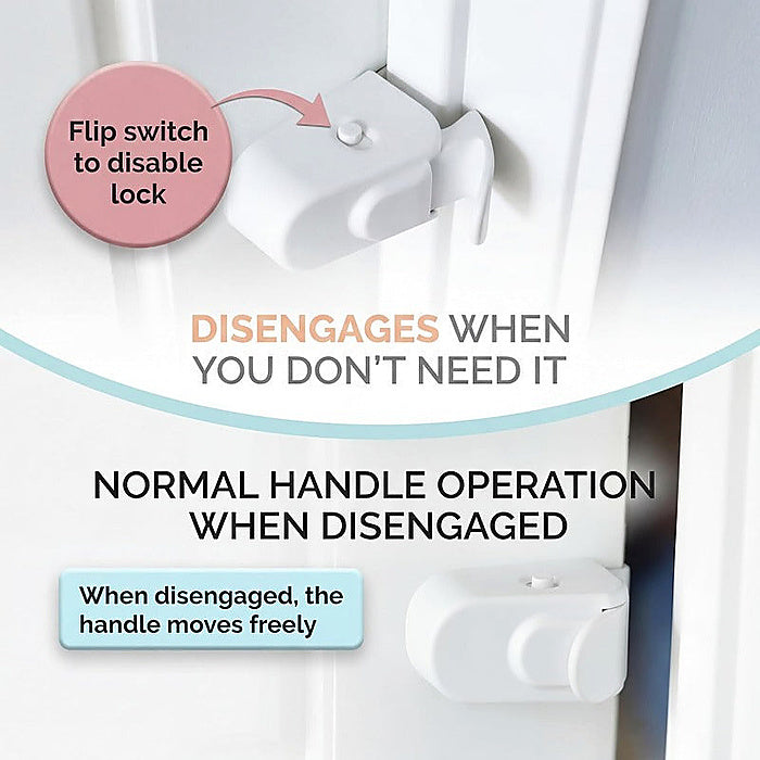 Tool-Free Child Safety Door Lock