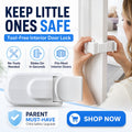 Tool-Free Child Safety Door Lock