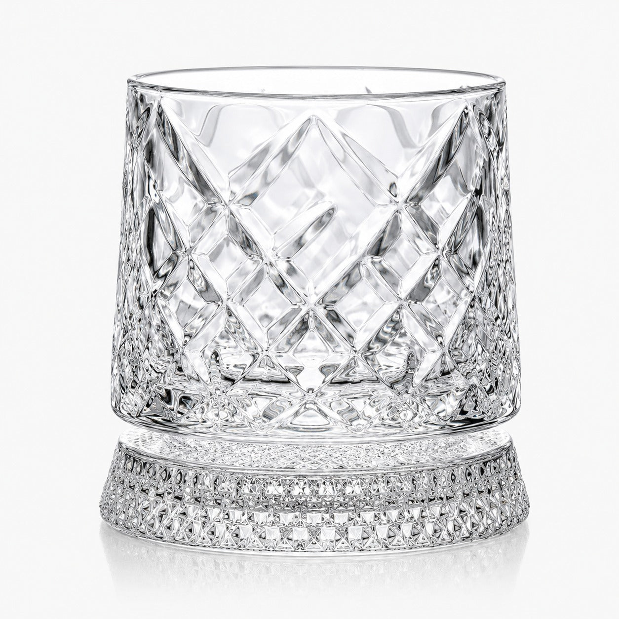 360° Kinetic Rotating Crystal Whiskey Glass