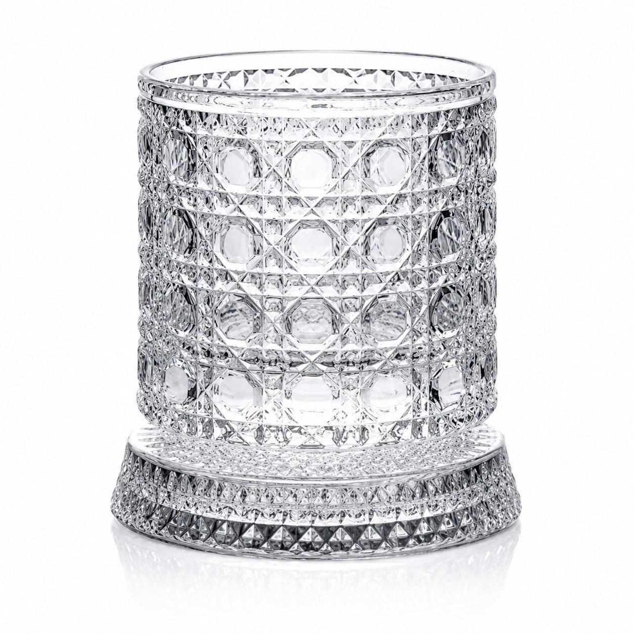 360° Kinetic Rotating Crystal Whiskey Glass