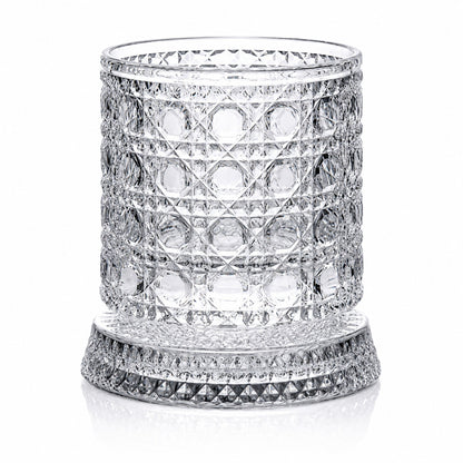360° Kinetic Rotating Crystal Whiskey Glass