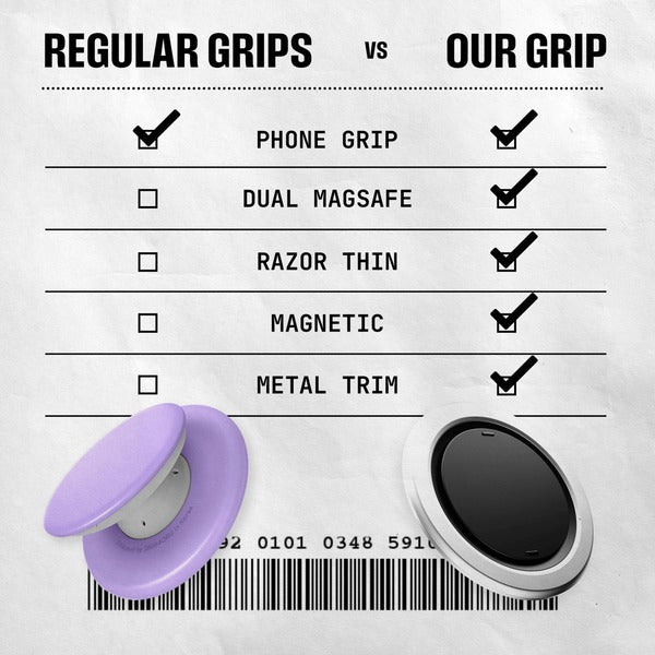Ultra-Slim Magnetic Phone Grip & Stand