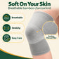 Bamboo Charcoal Knee Sleeves - Soft Breathable Support (1 Pair)