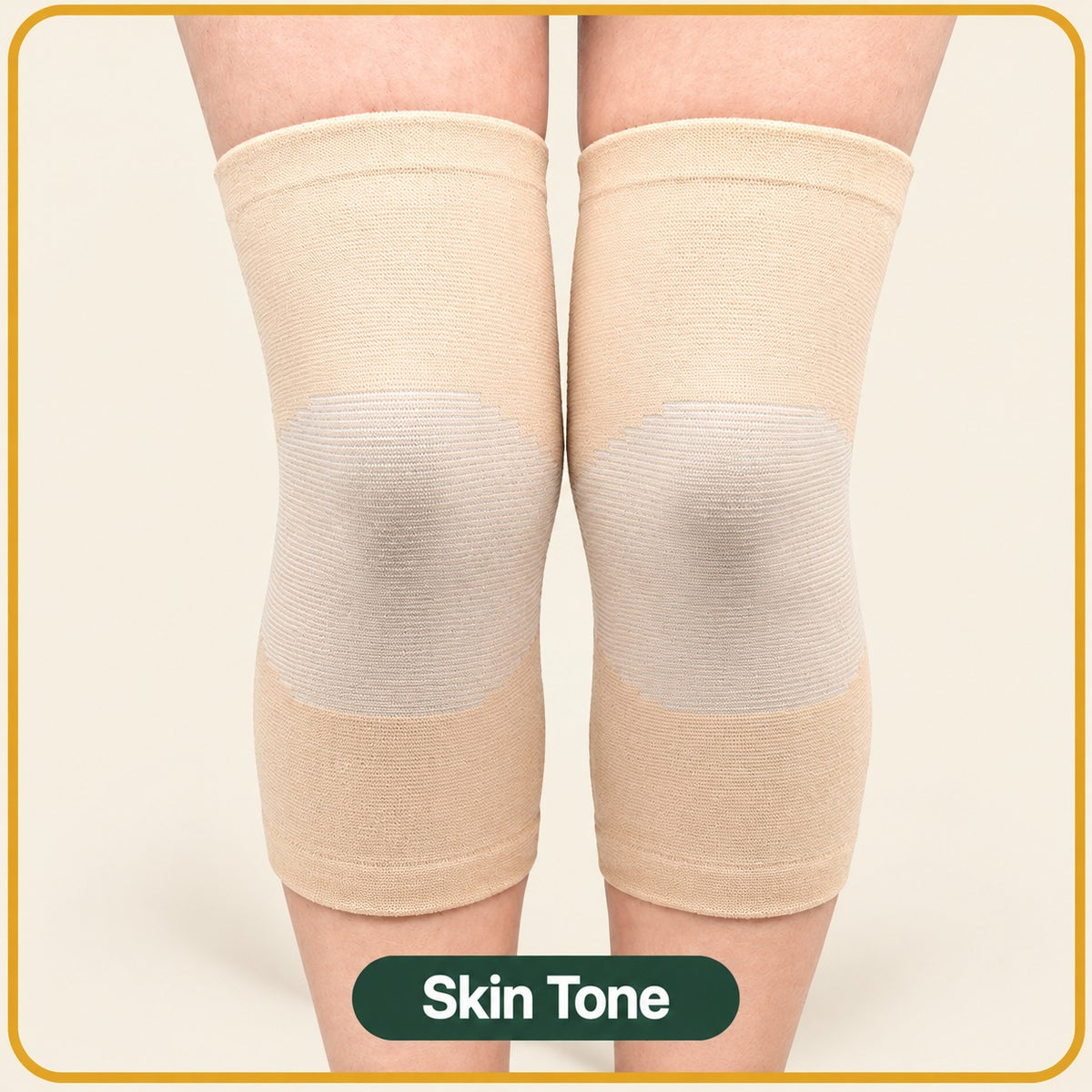 Bamboo Charcoal Knee Sleeves - Soft Breathable Support (1 Pair)
