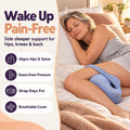 Contour Knee Pillow for Side Sleepers - Hip & Back Support