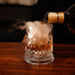 360° Kinetic Rotating Crystal Whiskey Glass