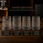 360° Kinetic Rotating Crystal Whiskey Glass