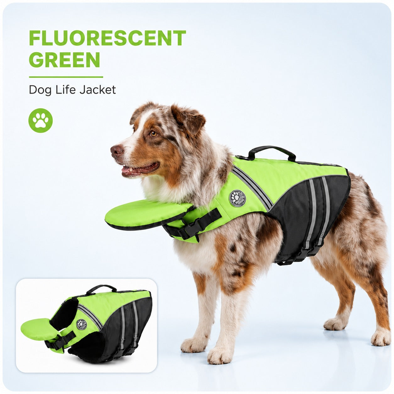 Dog Life Jacket with Chin Support