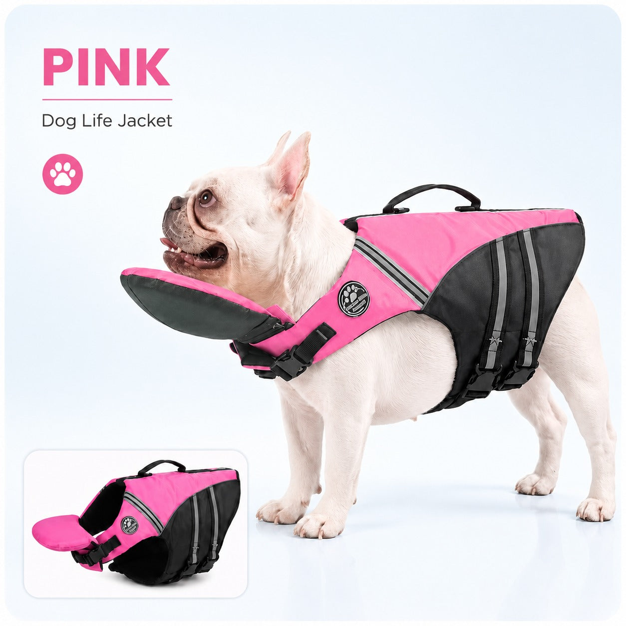 Dog Life Jacket with Chin Support
