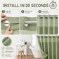 Snap-On Shower Curtain