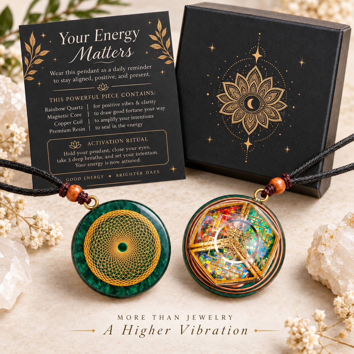 Mindful Energy Talisman – Wear Your Intention, Find Calm & Stay Grounded