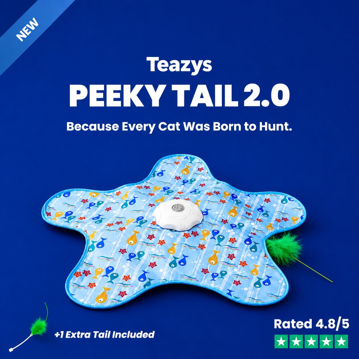 Peek & Pounce™ Interactive Cat Hunting Mat