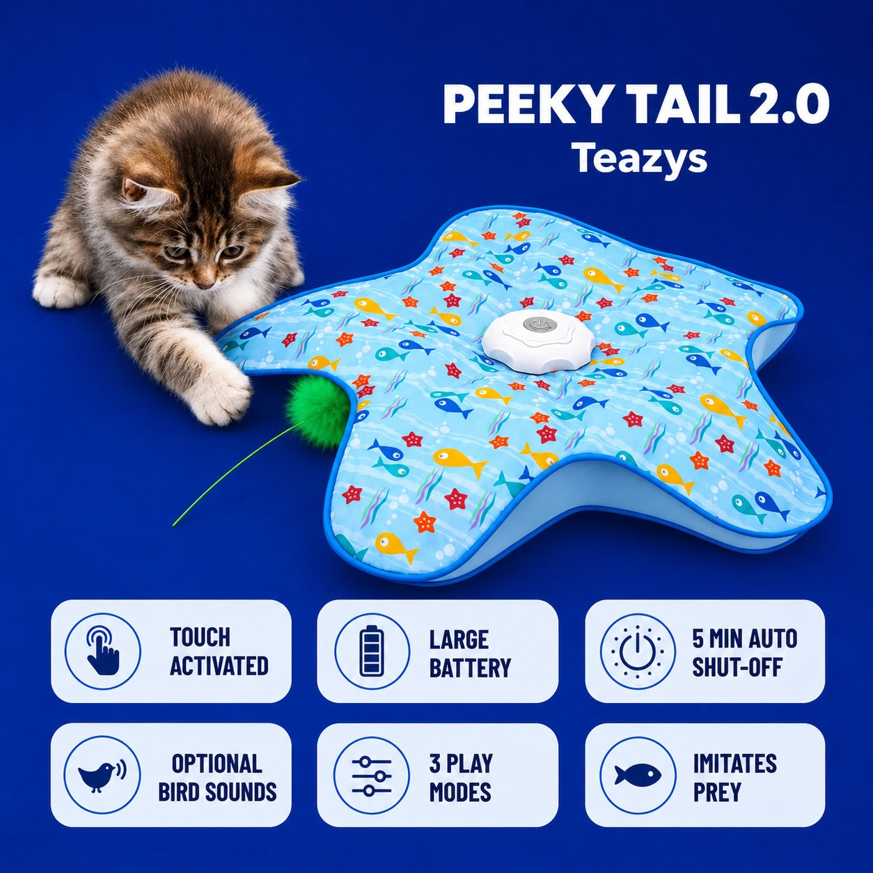 Peek & Pounce™ Interactive Cat Hunting Mat