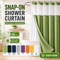 Snap-On Shower Curtain