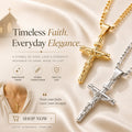 Sacred Grace INRI Crucifix Necklace – A Timeless Symbol of Faith