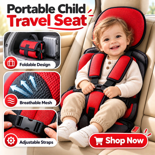 Kids On The Go™ – Portable Foldable Child Seat Cushion